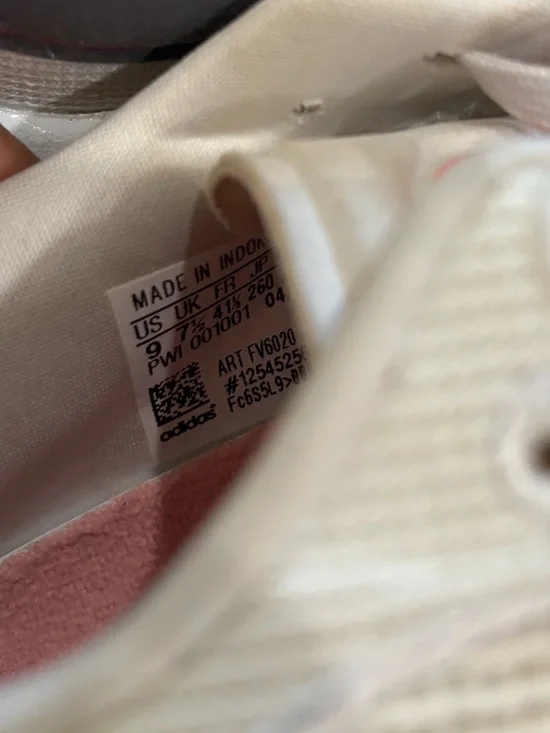 Adidas Supernova W running shoe
 White Pink Gray Athletic Shoes - Picture 7 of 9